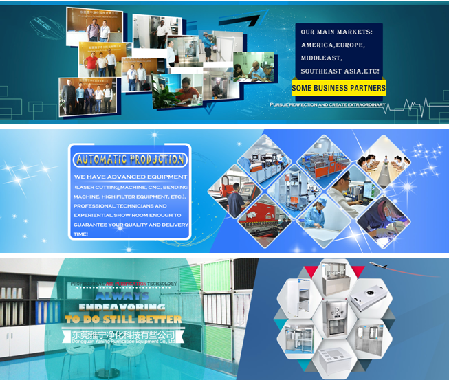 Professionele Cleanroom van ISO 5 het Uitdelen Cabine