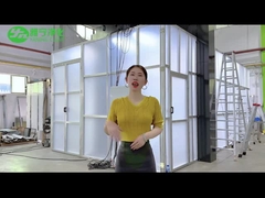 boratorium ISO Clean Room modulair PVC wandpaneel Assembly Hard Wall FFU Clean Room