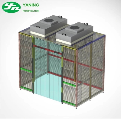 Yaning Antistatisch Gordijn Mobiele Kleine Clean Room Booth DIY Clean Room Omgeving