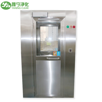 YANING Factory Cleanroom Luchtdouche Roestvrijstalen luchtdouche met enkele draaideur