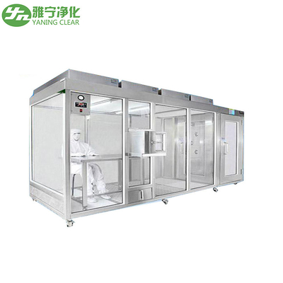 YANING GMP Standard ISO5 Modulaire Schoonkamer Zachte en harde wand Schoonkamer Schoonstand
