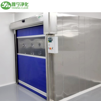 Het automatische Inductiecleanroom Roestvrije staal van de de Luchtsnelheid SUS304 van de Luchtdouche 27m/S