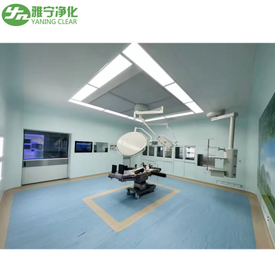 Glazen wand operatiekamer ISO 7 Modulair werkend cleanroom aangepast ontwerp