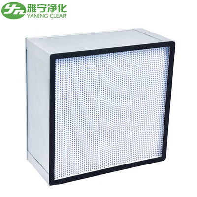 De plastic de Glasvezelmedia van Kadermini deep pleated hepa filter Filter van de Hoog rendementlucht