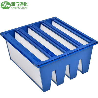 Het Systeemsub van HVAC AHU - Hepa-het Type van Luchtfilter W met Blauw Plastic Kader