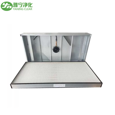 De schone Zaal Eenheid van de de Ventilatorfilter van Hepa, de Rol Gefiltreerde Plaat van het het Aluminiumzink van de Uitlaatventilator