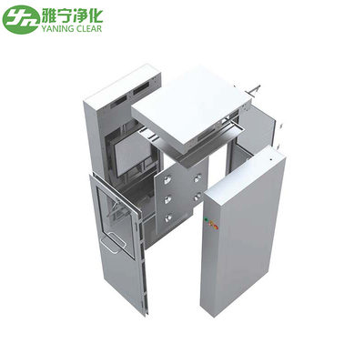 Yn-1500A Roestvrij staal steun Clean Room Air Douche Met aanpasbare interieur grootte Lxwxh van 790X880X1910mm
