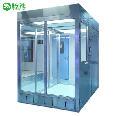 YANING ISO GMP gecertificeerde schoonkamer roestvrij staal laminaire luchtstroom schoon stand Nieuwe luchtreinigingsapparatuur