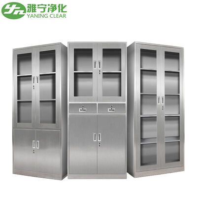 Op maat gemaakte AISI 304 RVS roestvrijstalen medische kast met eenvoudige desinfectie voor operatiekamers en chirurgische opslag