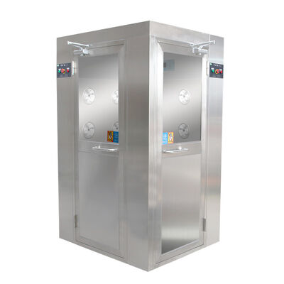 YANING GMP standaard roestvrij staal basisplaat Clean Room Air Douche met verstelbare lucht douche tijd