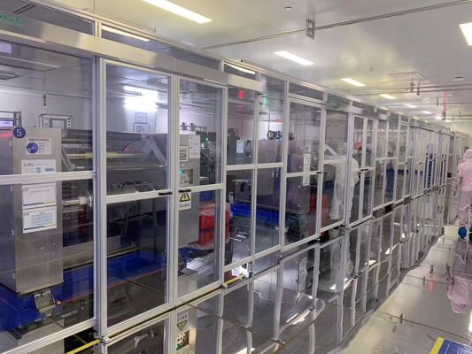 Snel installeren Modulaire Clean Booth met verstelbare luchtsnelheid 0,3-0,5m/s en H14 HEPA-filter voor gereedschapsvrije assemblage