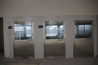 99s regelbare 27m/S-Cleanroom Tunnel Drie het Blazen Zijsus304 van de Luchtdouche