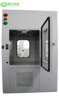 Cleanroom van de luchtdouche het Staalkader 304 SUS van de Pasdoos Binnen met de Deklaag van het Pijpenpoeder