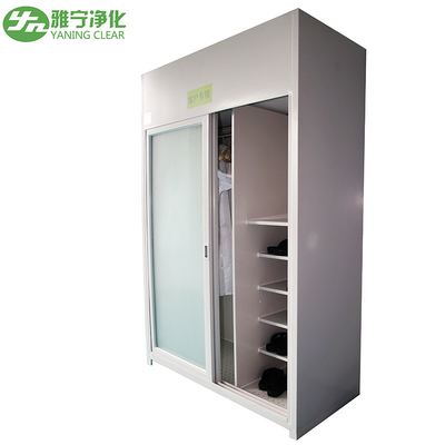 Van de het Staal Laminaire Lucht van de poederdeklaag van het de Stroomkledingstuk Cleanroom van het de Opslagkabinet Garderobe