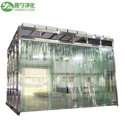 Modulaire schoonruimte stand standaard stofvrij FFU zachte wand schoonruimte assemblage