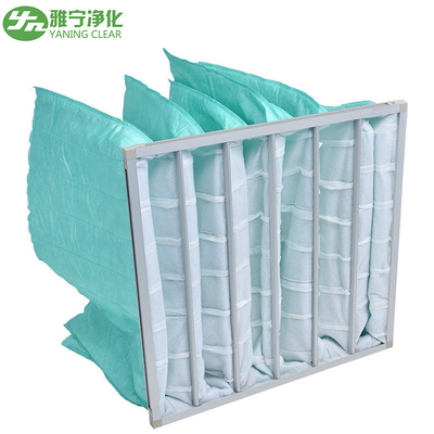YANING-de Vervanging EN779 F9 ASHRAE MERV 15 van Ventilatiesystemen Elektrostatisch Media multi-Zakstof verzamelt Zakfilter